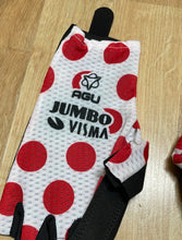 Team Jumbo Visma AGU Race Gloves Red Polka
