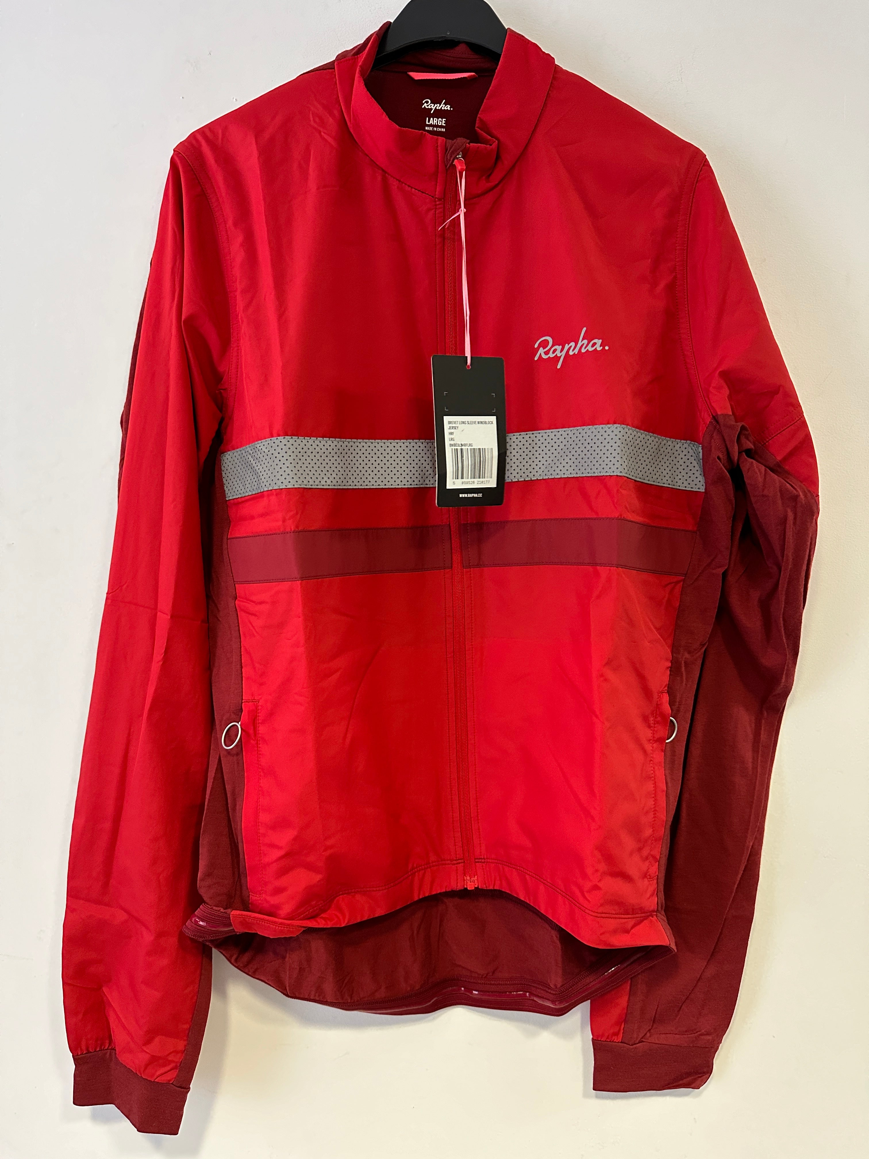 Rapha Brevet Long Sleeve Windblock Jersey Men's – GEARONA.COM