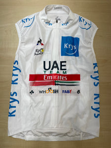 Team UAE | Tour de France 2020 | White Leader Vest | Tadej Pogacar | S