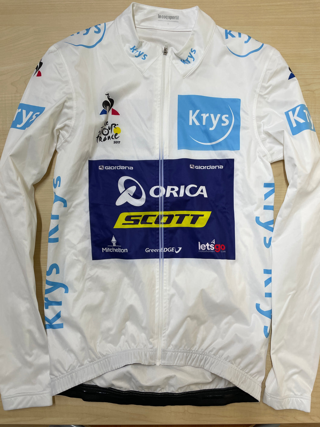 Team Orica Scott | Tour de France 2017 | White Leader Jacket | Simon Yates | S