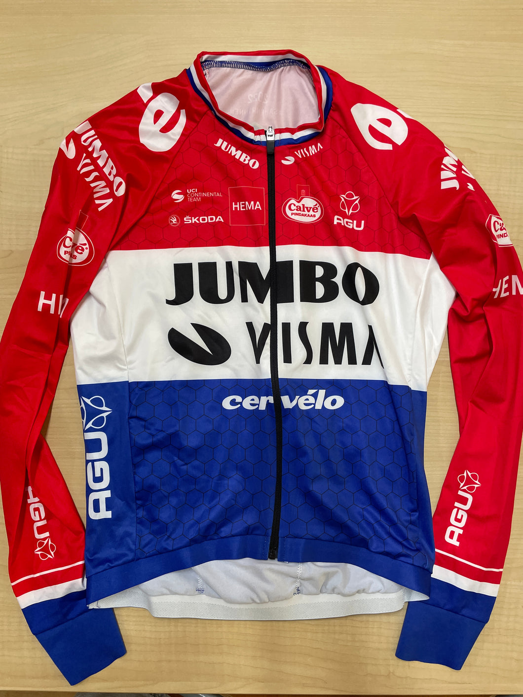Equipo Jumbo Visma | Campeón holandés de ruta Conti | Camiseta de verano LS | M. Van Dijk | METRO