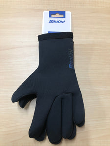 Trek Segafredo Accessories | Santini Neoshiel long rain gloves | Men